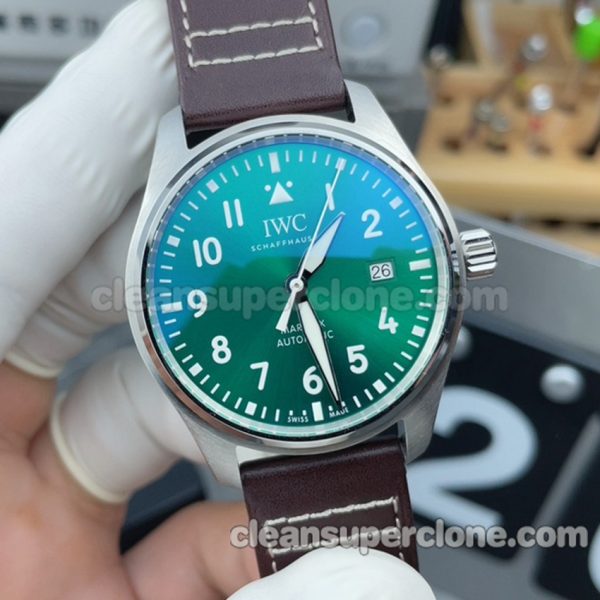 IWC Clone watch picture and price V7 Factory Pilots IW328205 green Mechanical men