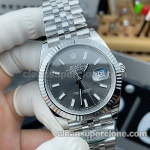 Datejust replica watch details and pricing C Factory Rolex 126334 41mm gray 3235 Mechanical men