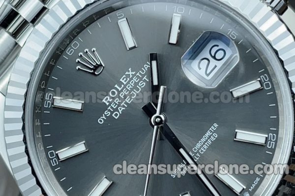 Datejust replica watch details and pricing C Factory Rolex 126334 41mm gray 3235 Mechanical men 3