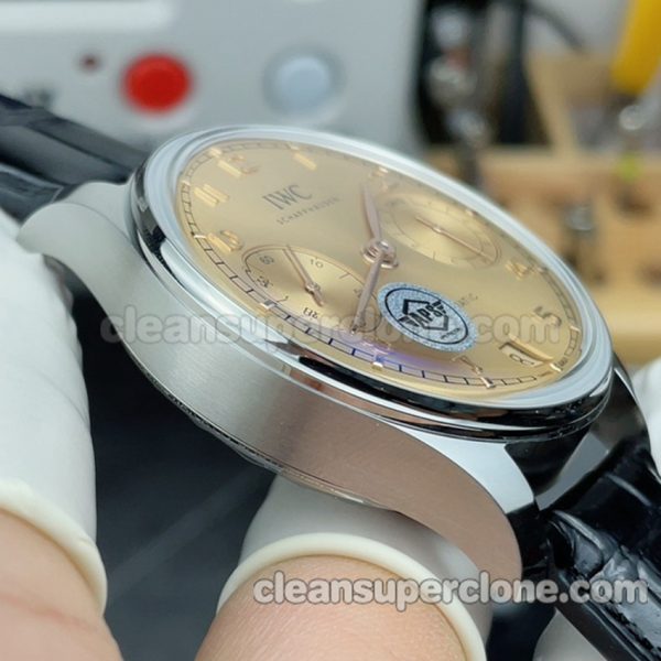 Portugieser replica watch details and pricing APS Factory IWC IW501705 Beige Mechanical men 5