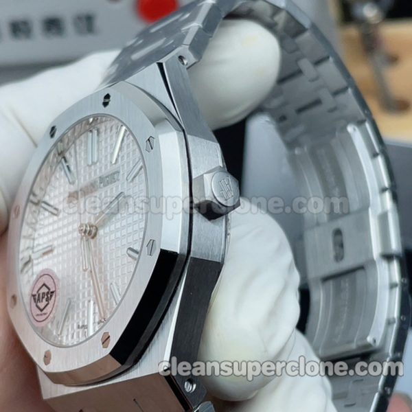 15510 1:1 Copy watch description and price APS Factory Audemars Piguet Royal Oak white Mechanical men 5