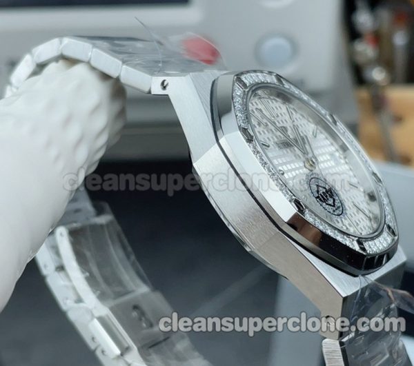 Royal Oak replica watch details and pricing APS Factory Audemars Piguet 15451 white Mechanical women 5