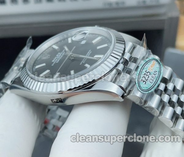 Datejust replica watch details and pricing C Factory Rolex 126334 41mm gray 3235 Mechanical men 4