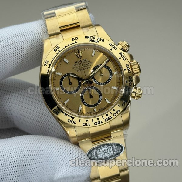 Rolex Clone watch picture and price C Factory Daytona 126508 gold 4131 Mechanical men 2