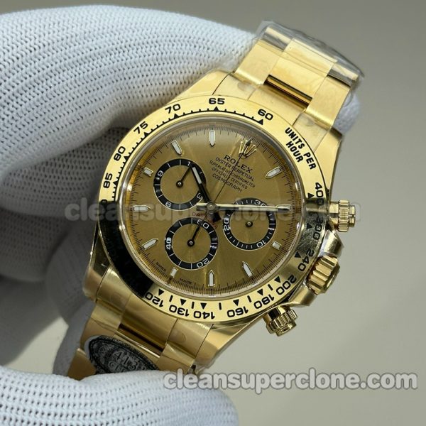 Rolex Clone watch picture and price C Factory Daytona 126508 gold 4131 Mechanical men 3