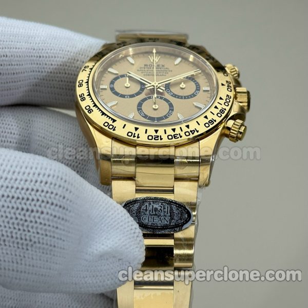 Rolex Clone watch picture and price C Factory Daytona 126508 gold 4131 Mechanical men 4