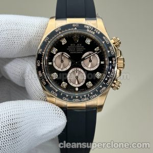 Daytona replica watch details and pricing C Factory Rolex 126518 black 4131 Mechanical men