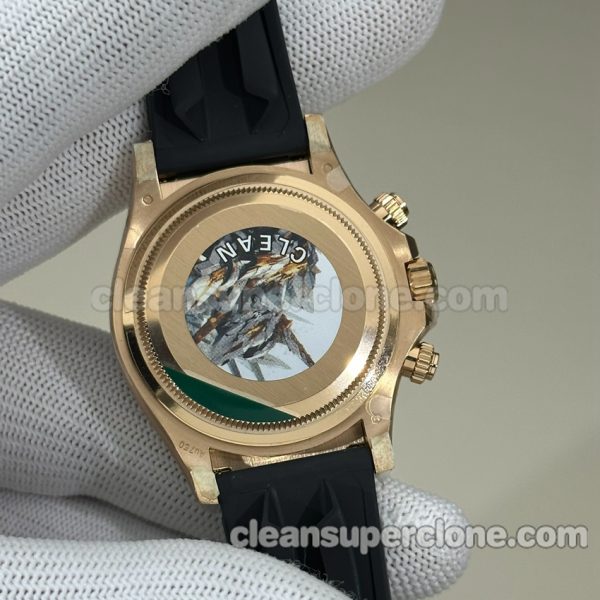 Daytona replica watch details and pricing C Factory Rolex 126518 black 4131 Mechanical men 7