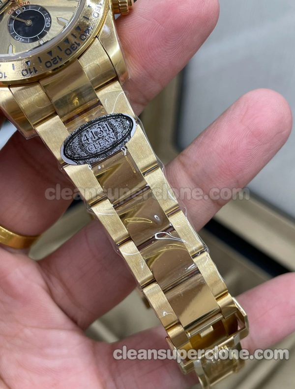 Daytona replica watch details and pricing C Factory Rolex 126508 gold 4131 Mechanical men 6