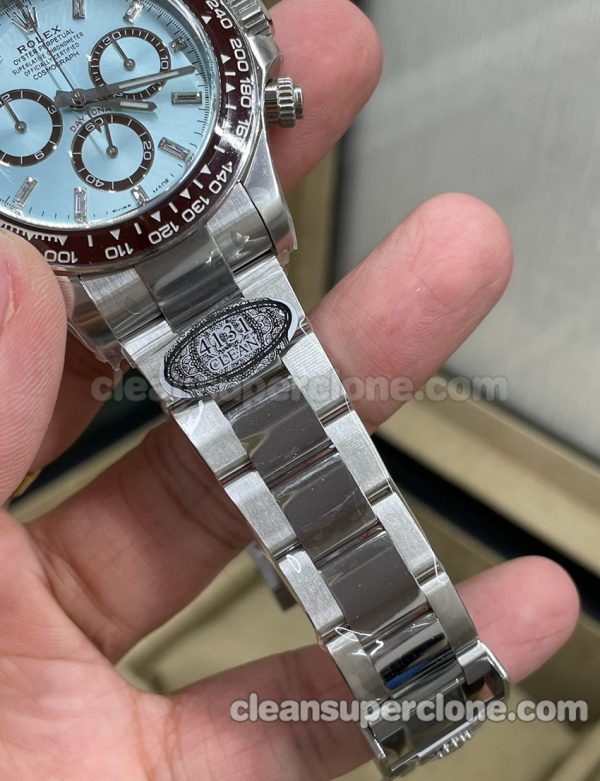 126506 1:1 Copy watch description and price C Factory Rolex Daytona blue 4131 Mechanical men 6