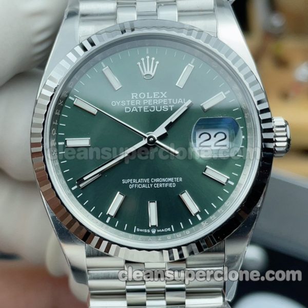 126234 1:1 Copy watch description and price C Factory Rolex Datejust green 36mm Mechanical men 2