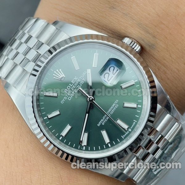 126234 1:1 Copy watch description and price C Factory Rolex Datejust green 36mm Mechanical men 8