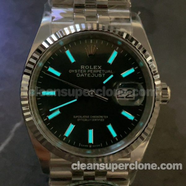 126234 1:1 Copy watch description and price C Factory Rolex Datejust green 36mm Mechanical men 9