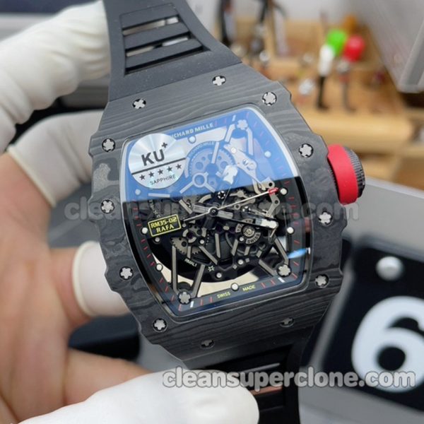 RM35-02 1:1 Copy watch description and price KU Factory Richard mille Mechanical men