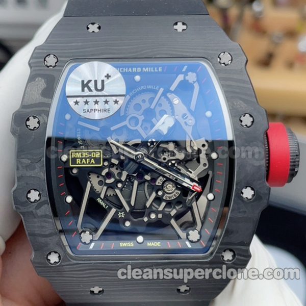 RM35-02 1:1 Copy watch description and price KU Factory Richard mille Mechanical men 2