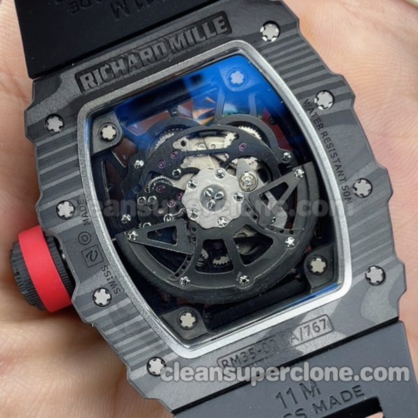 RM35-02 1:1 Copy watch description and price KU Factory Richard mille Mechanical men 6