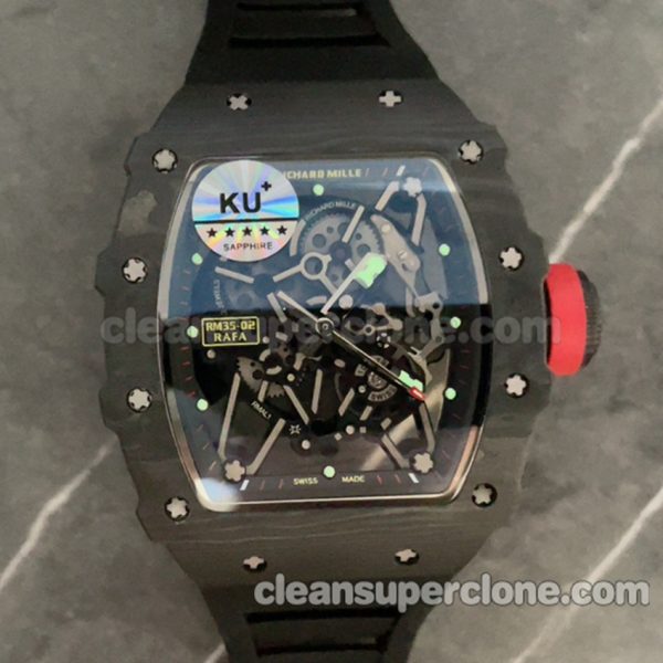 RM35-02 1:1 Copy watch description and price KU Factory Richard mille Mechanical men 9