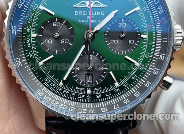 Breitling Super Clone watch picture and price BLS Factory Navitimer AB01372 green Mechanical men 7