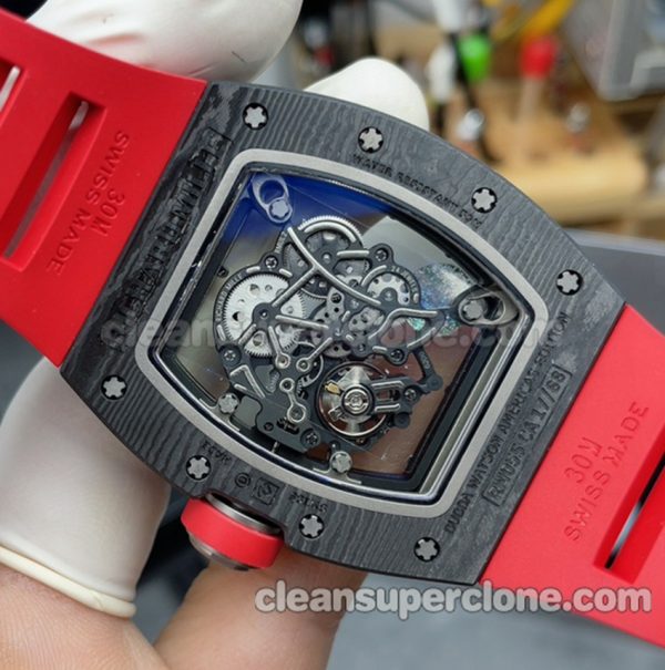 RM055 1:1 Copy watch description and price APS Factory Richard mille Mechanical men 7