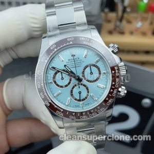 Daytona replica watch details and pricing VS Factory Rolex 126506 blue 4131 Mechanical men