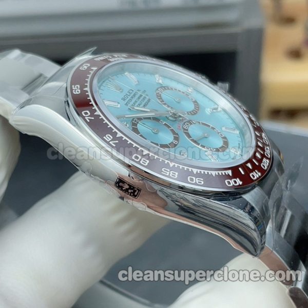 Daytona replica watch details and pricing VS Factory Rolex 126506 blue 4131 Mechanical men 4