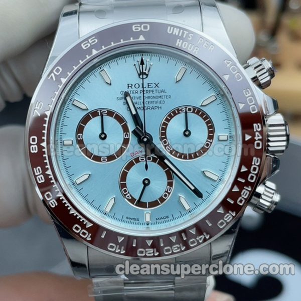 126506 1:1 Copy watch description and price VS Factory Rolex Daytona blue 4131 Mechanical men 2