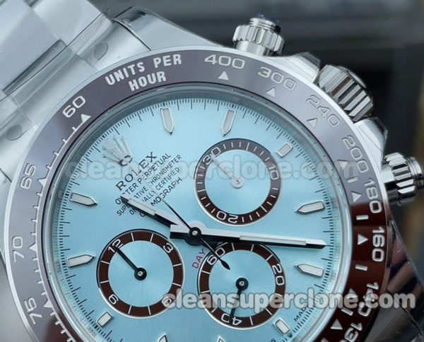 126506 1:1 Copy watch description and price VS Factory Rolex Daytona blue 4131 Mechanical men 3