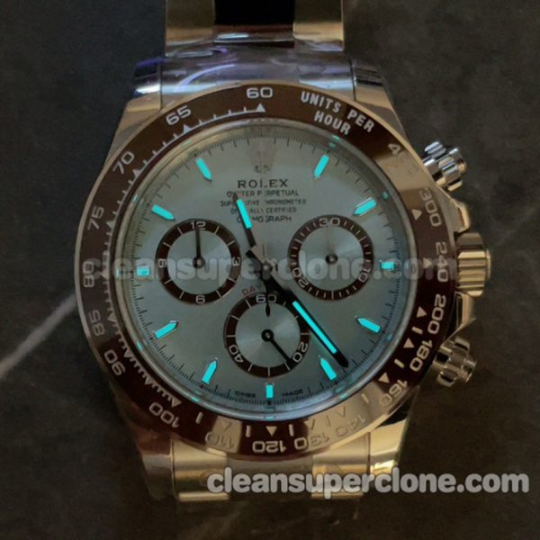 126506 1:1 Copy watch description and price VS Factory Rolex Daytona blue 4131 Mechanical men 9