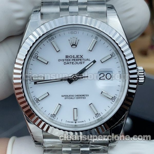 126334 1:1 Copy watch description and price VS Factory Rolex Datejust 41mm white 3235 Mechanical men 2