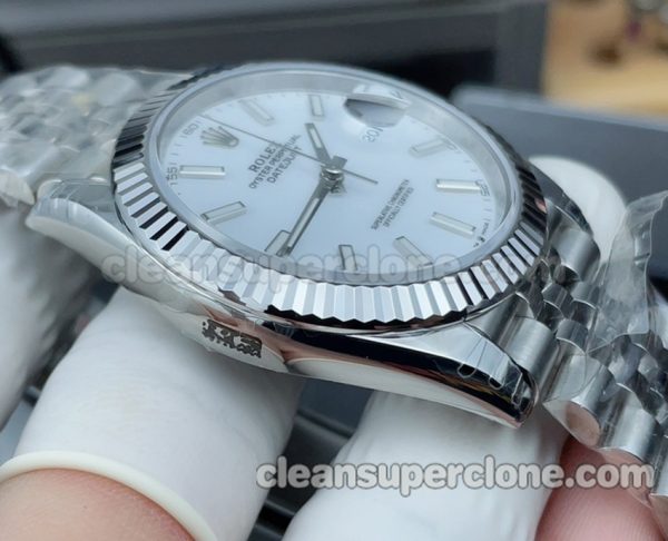 126334 1:1 Copy watch description and price VS Factory Rolex Datejust 41mm white 3235 Mechanical men 4