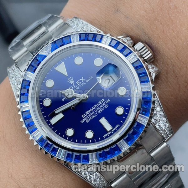 116659 1:1 Copy watch description and price N6 Factory Rolex Submariner blue Mechanical men 8