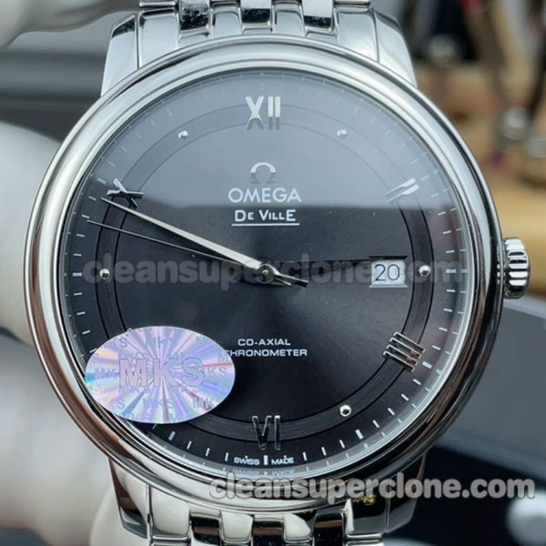 424.10.40 1:1 Copy watch description and price MKS Factory Omega Deville Mechanical men 2