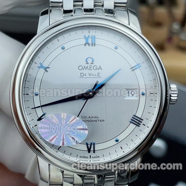 Deville replica watch details and pricing MKS Factory Omega 424.10.40 Mechanical men 2