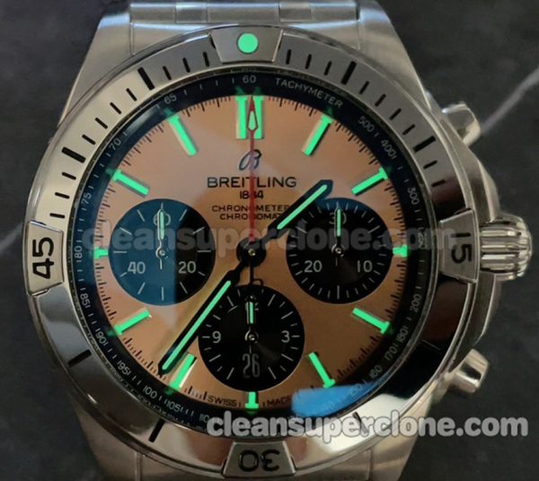 Breitling Super Clone watch picture and price BLS Factory Chronomat AB01341 Beige Mechanical men 9