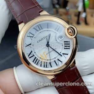 WGBB0030 1:1 Copy watch description and price AF Factory Cartier Rose gold Ballon Bleu 42mm Mechanical men