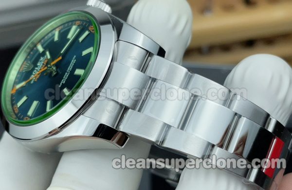 116400 1:1 Copy watch description and price VS Factory Rolex Milgauss blue Mechanical men 4