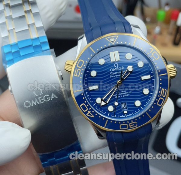 210.22.42 1:1 Copy watch description and price VS Factory Omega Seamaster 300m blue 8800 Mechanical men