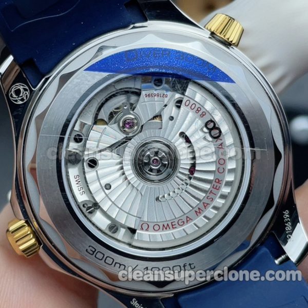 210.22.42 1:1 Copy watch description and price VS Factory Omega Seamaster 300m blue 8800 Mechanical men 5