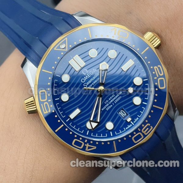 210.22.42 1:1 Copy watch description and price VS Factory Omega Seamaster 300m blue 8800 Mechanical men 8