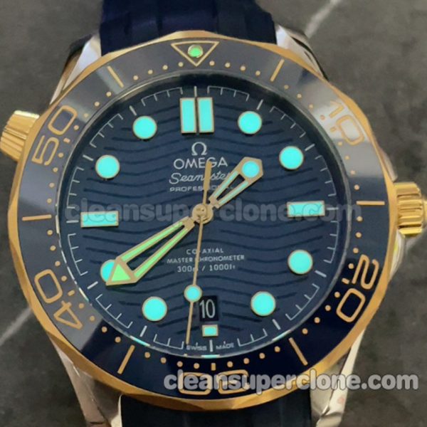 210.22.42 1:1 Copy watch description and price VS Factory Omega Seamaster 300m blue 8800 Mechanical men 9