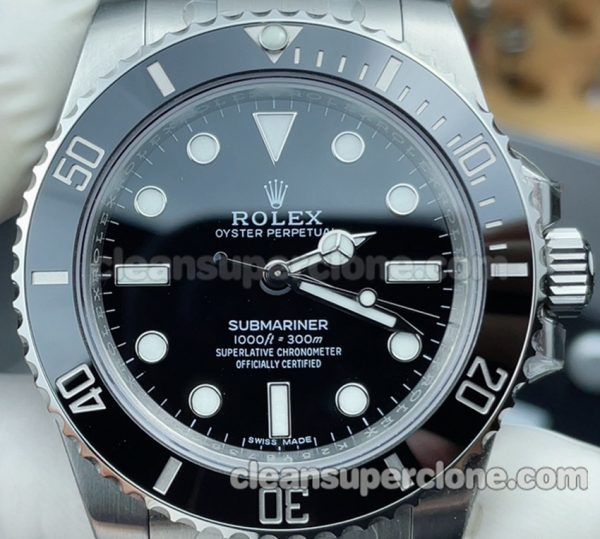 Submariner replica watch details and pricing Clean Factory Rolex 114060 black 40mm 3130 Mechanical men 2