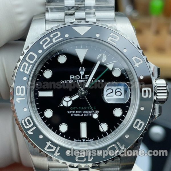 126710 1:1 Copy watch description and price Clean Factory Rolex Gmt-master II Mechanical men 2