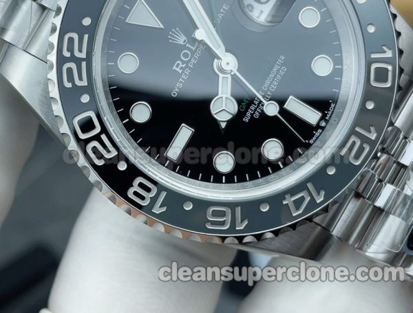 126710 1:1 Copy watch description and price Clean Factory Rolex Gmt-master II Mechanical men 3