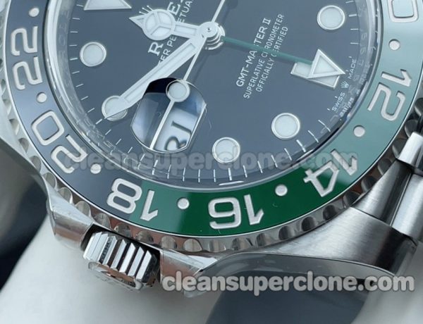 126720 1:1 Copy watch description and price Clean Factory Rolex Gmt-master II Mechanical men 3