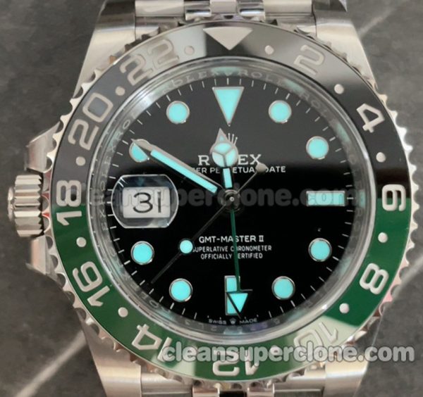 126720 1:1 Copy watch description and price Clean Factory Rolex Gmt-master II Mechanical men 9