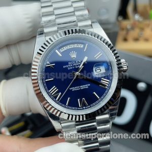 Day-date replica watch details and pricing GS Factory Rolex 228239 blue Mechanical men