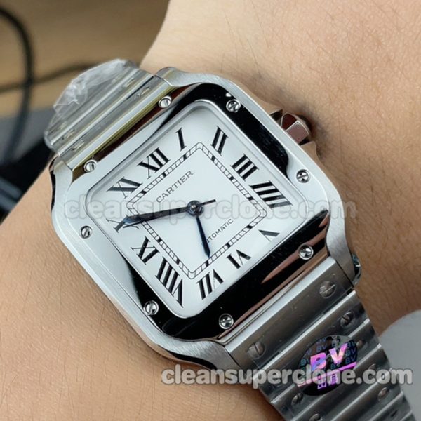 Santos replica watch details and pricing BV Factory Cartier WSSA0029 Mechanical women 9