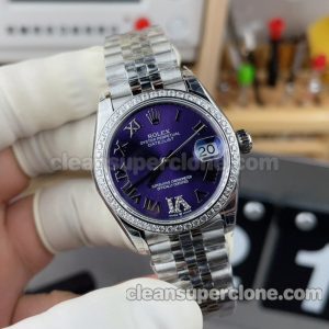 Datejust replica watch details and pricing GS Factory Rolex 278384 purple 31mm Mechanical women