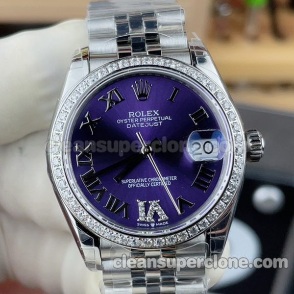 Datejust replica watch details and pricing GS Factory Rolex 278384 purple 31mm Mechanical women 2