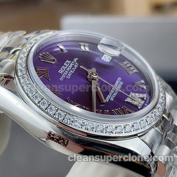 Datejust replica watch details and pricing GS Factory Rolex 278384 purple 31mm Mechanical women 3